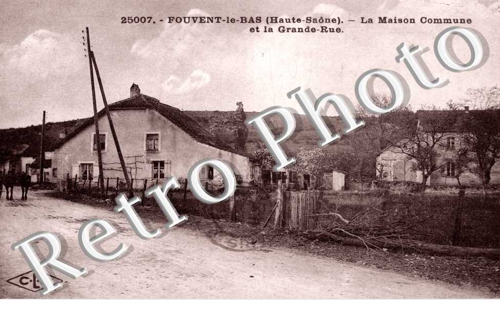 la maison commune et la Grande Rue