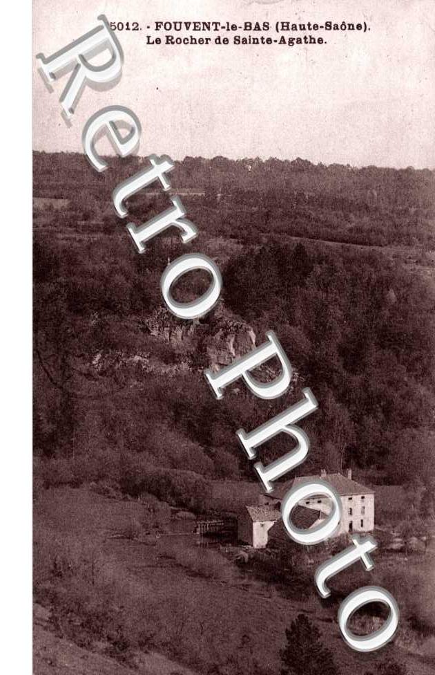 le rocher de Saint Agathe