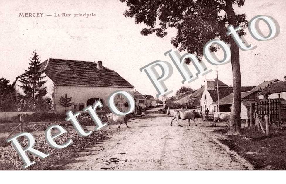 Mercey, la rue principale