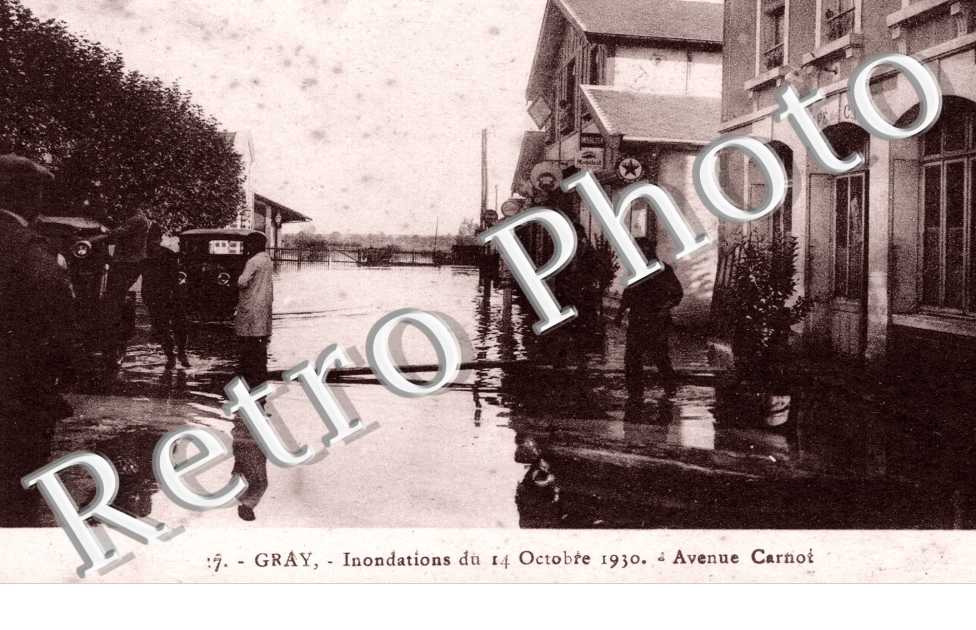 Inondations du 14 Octobre 1930, Avenue Carnot
