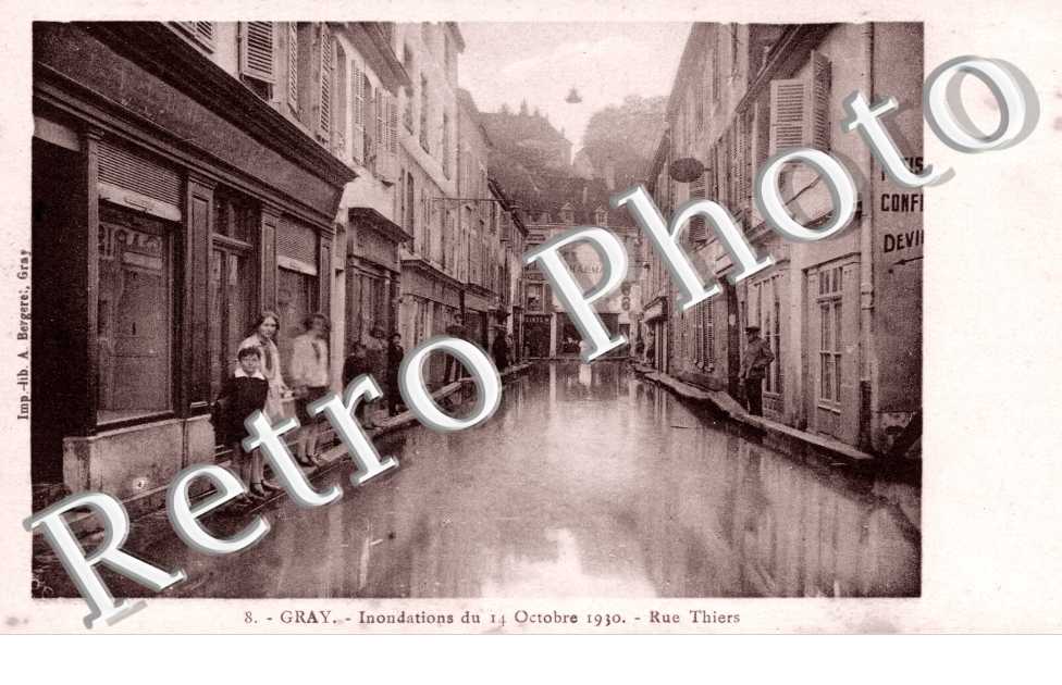 Inondations du 14 octobre 1930, Rue Thiers