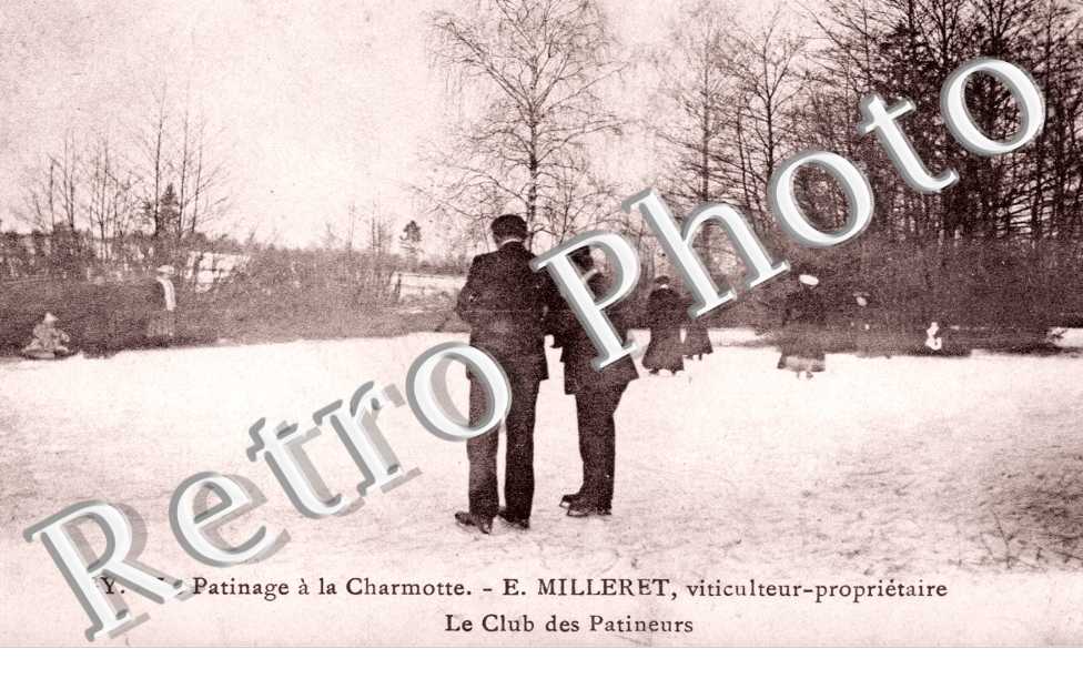 Le Patinage a la Charmotte, E. Milleret, viticulteur