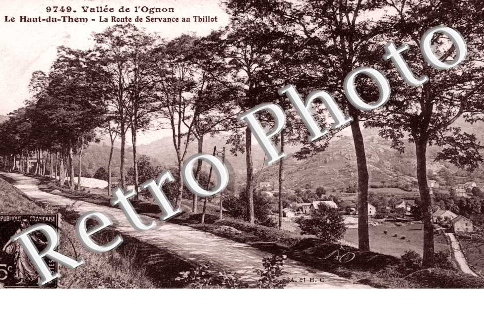 vallee de l'Ognon, la route de Servance au Thillot