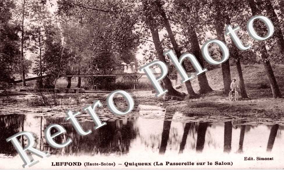 Quiqueux - passerelle sur le Salon