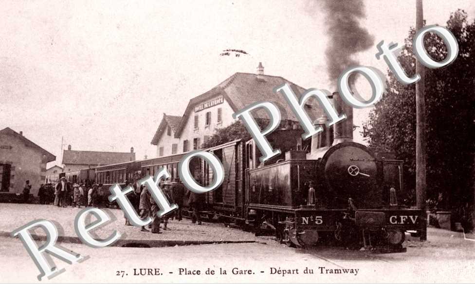 place de la gare depart d'un tramway