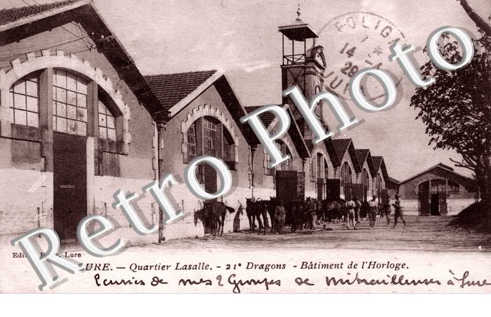 Quartier Lassalle, 21e Dragons, Batiment de l'Horloge