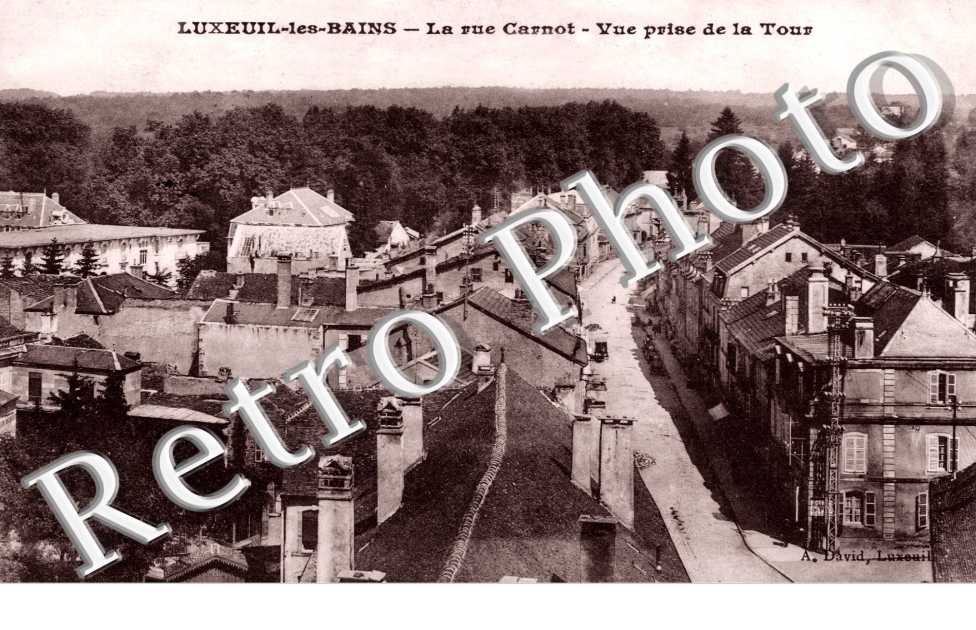 Vue prise de la Tour, la Rue Carnot