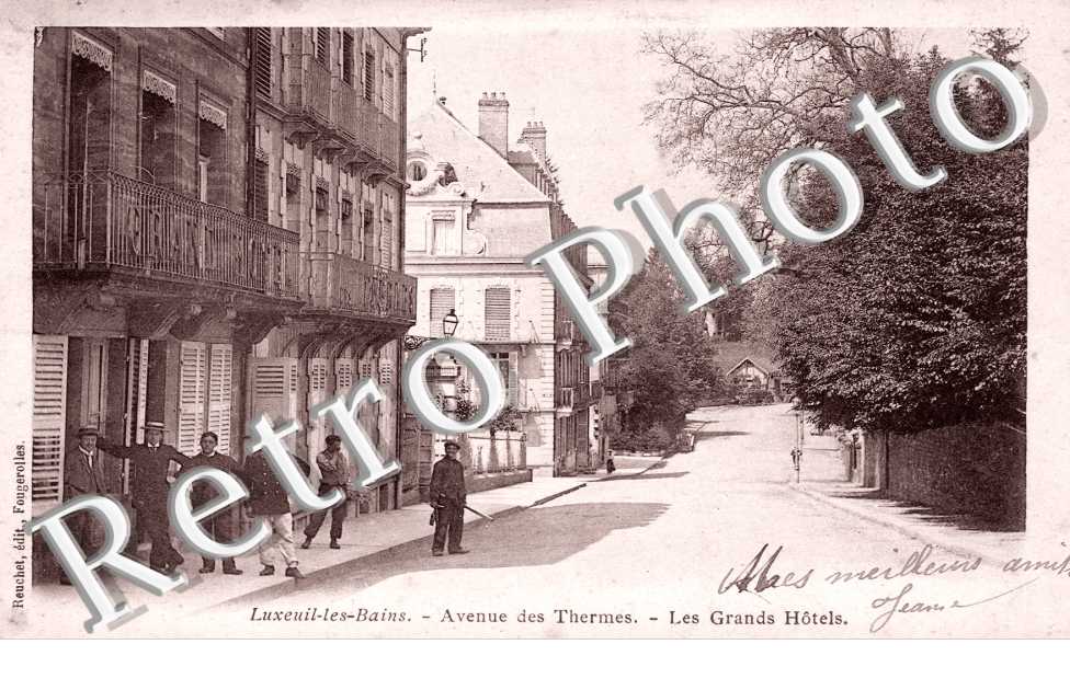 Avenue des Thermes, les Grands Hotels