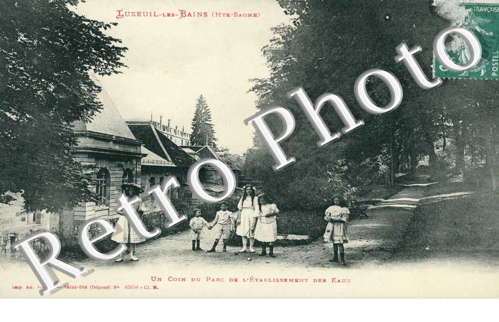 Un coin du parc de l'établissement des eaux