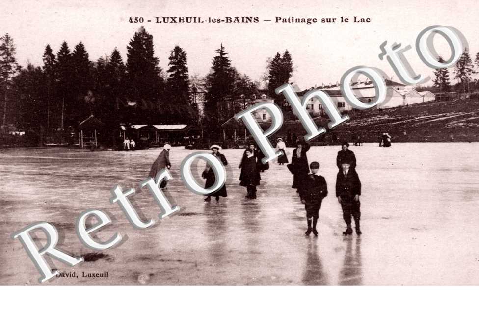 Patinage sur le lac