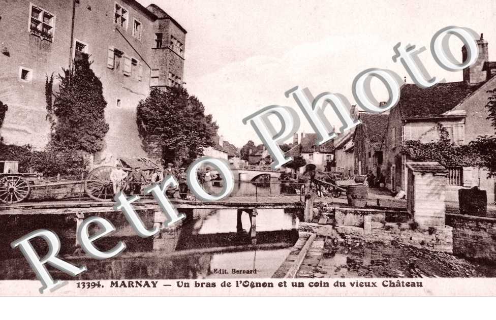 un bras de l'Ognon et vieux chateau