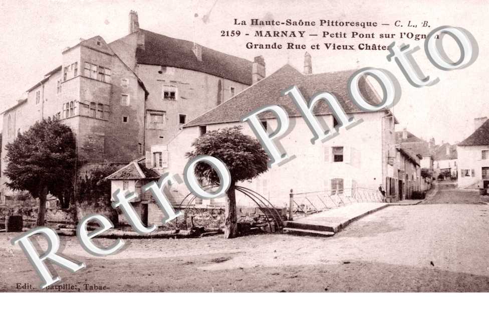 Petit Pont sur l'Ognon - Grande rue et Vieux Chateau