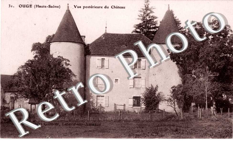 Vue posterieure du chateau