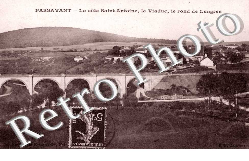 la cote Saint Antoine, le viaduc, le rond de Langres