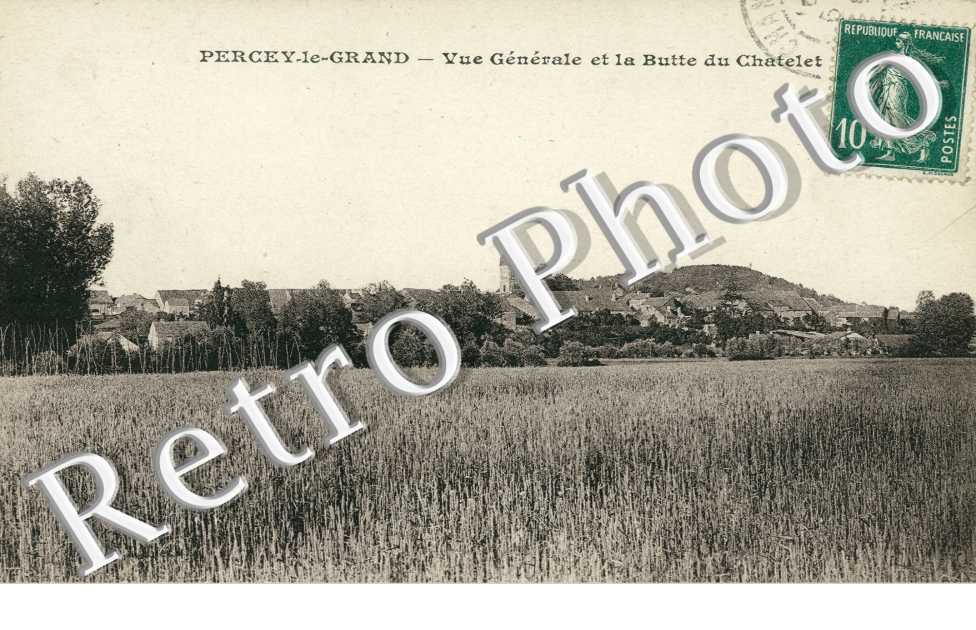 Vue générale et la butte du Chatelet