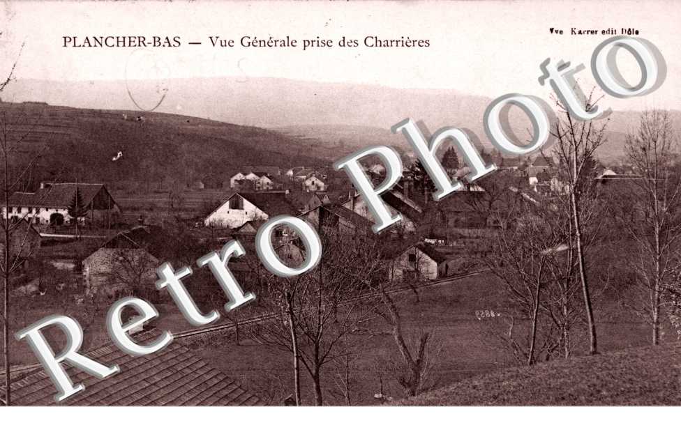 Vue generale prise des Charrieres