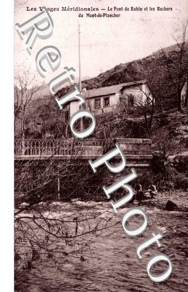 Le pont du Rabin et les rochers du Mont-de-Plancher