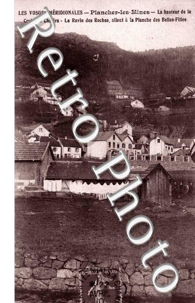 Hauteur de la croix du Cholera - ravin des roches