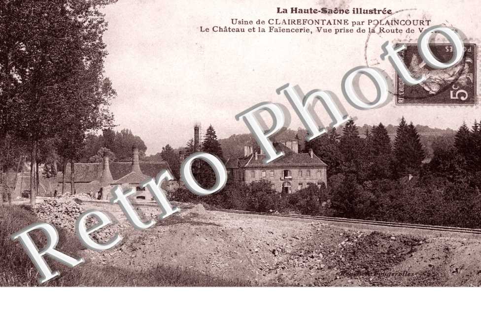 Usine de Clairefontaine - chateau et faiencerie