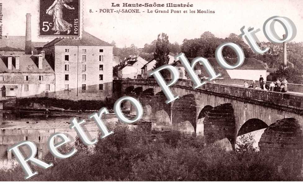 Le grand pont et les moulins