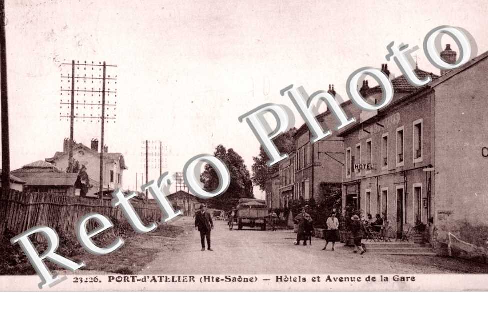 Hotels et avenue de la gare