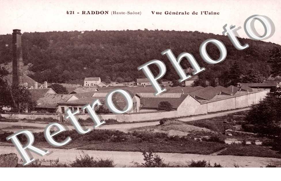 Vue generale de l'usine