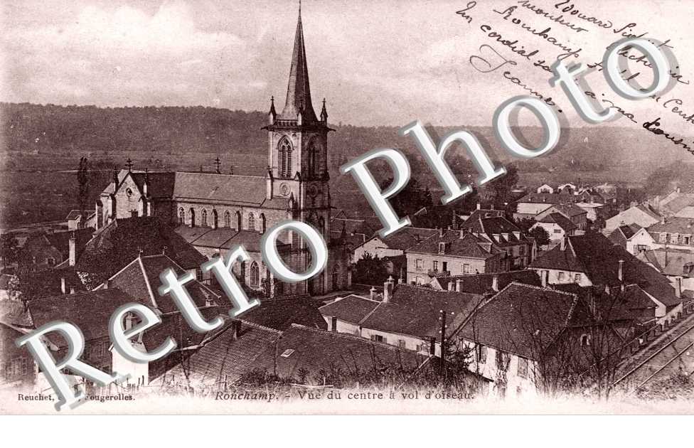 Vue du centre a vol d'oiseau