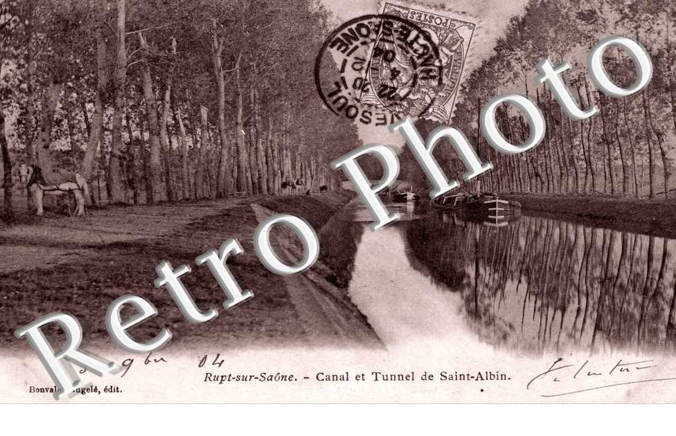 Canal et tunnel de Saint-Albin