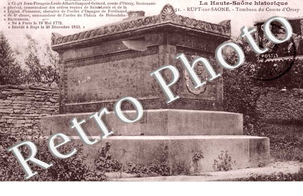 Tombeau du comte d'Orsay