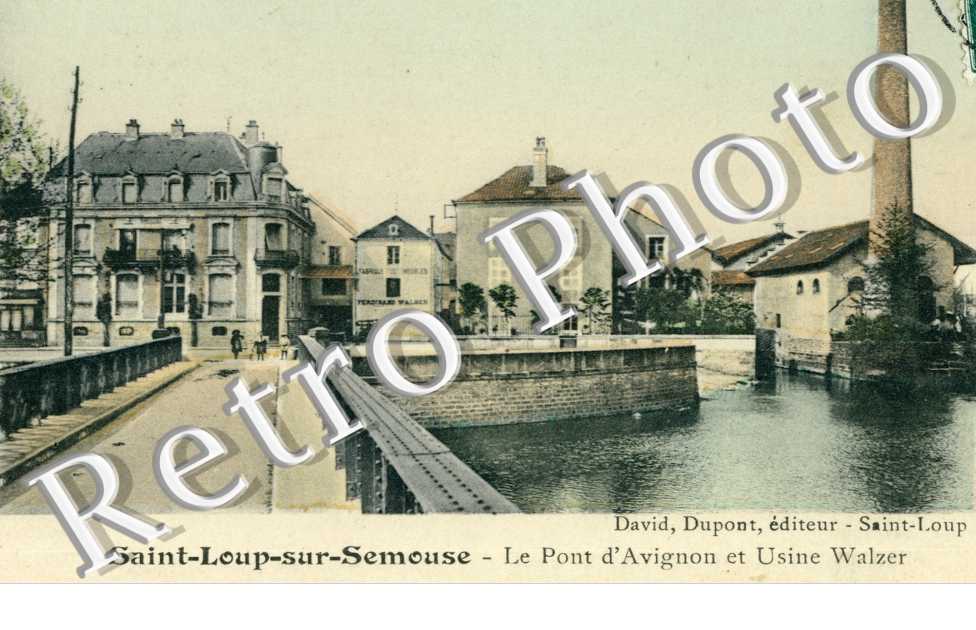 le pont d'Avignon et usine Walzer