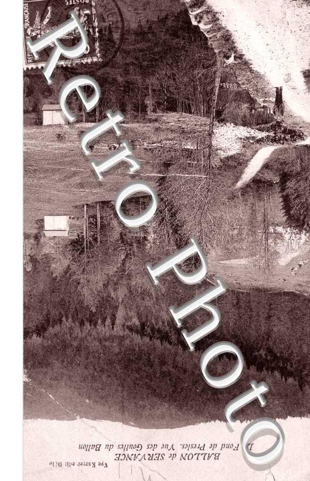 Le fond de Presles - vue des gouttes du ballon