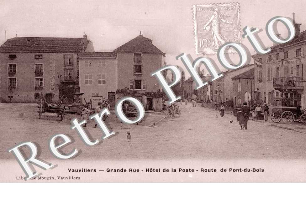 Grande rue  - hotel de la poste - route de pont-du-bois