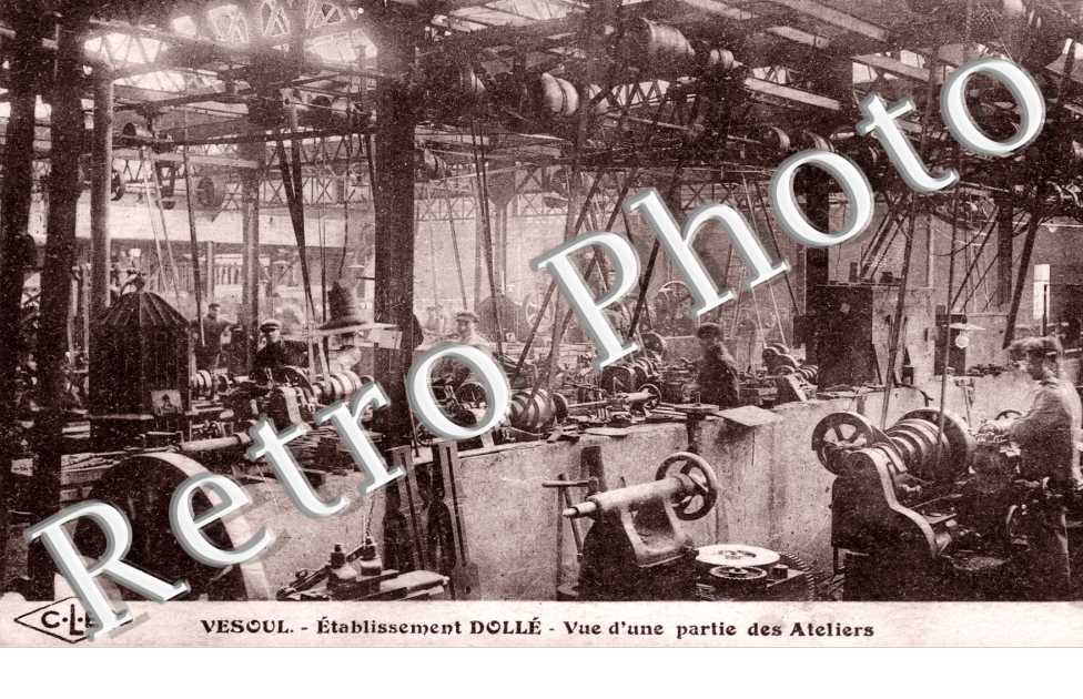 Etablissement Dolle, Vue d'une partie des Ateliers