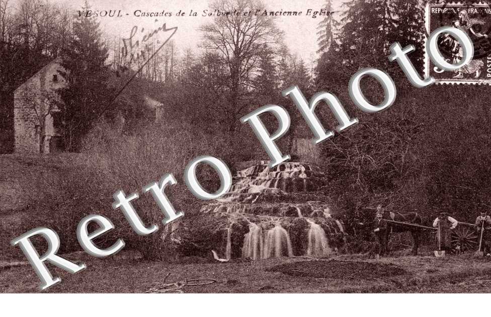 Cascades de la Solborde et l'ancienne eglise