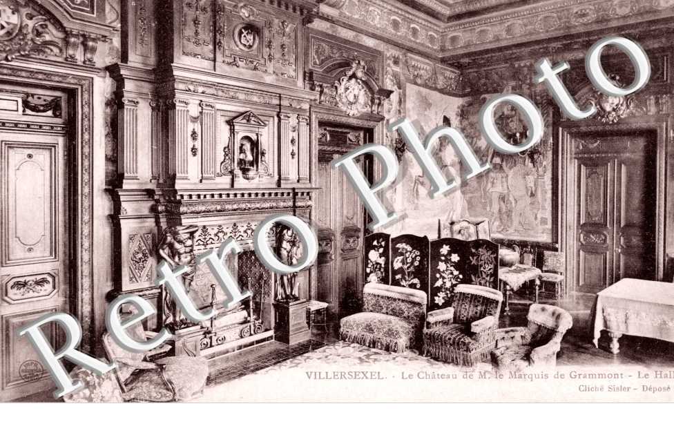 Chateau de M. Le Marquis de Grammont, le Hall