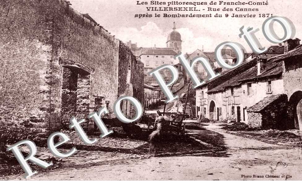 Rue des Cannes apres le bombardement de 1871