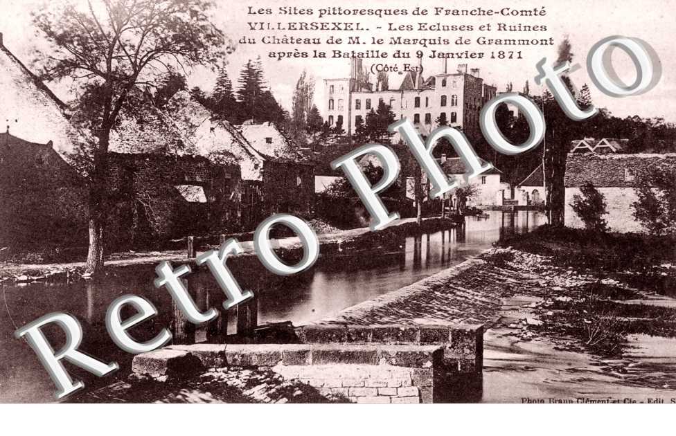 Les Ecluses et les Ruines du Chateau de M. Le Marquis de Grammont