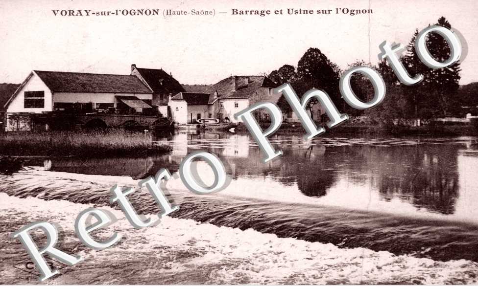 Barrage et usine sur l'Ognon