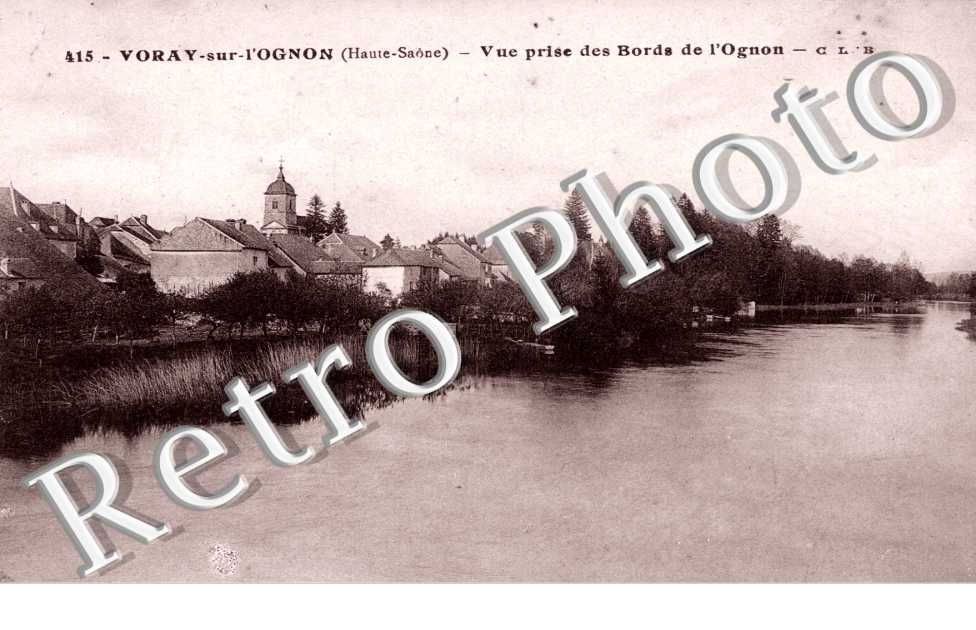 Vue prise des bords de l'Ognon