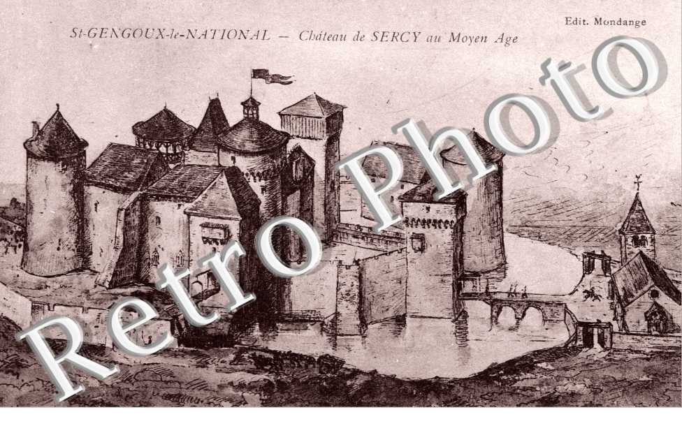 St Gengoux le national - Chateau de Sercy