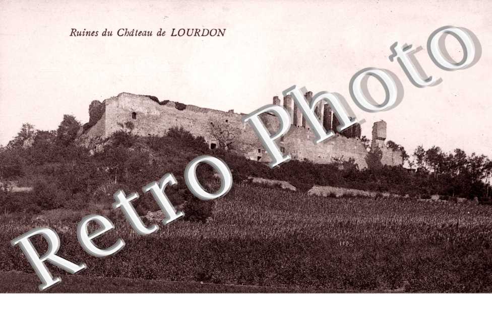 Ruines du chateau de Lourdon