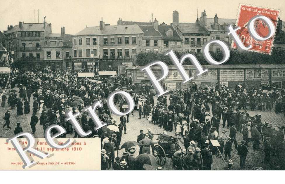 Concours de Pompes a incendie septembre 1910