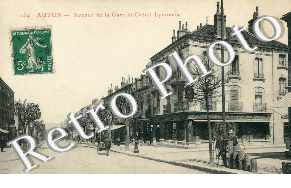 Avenue de la Gare et Credit Lyonnais