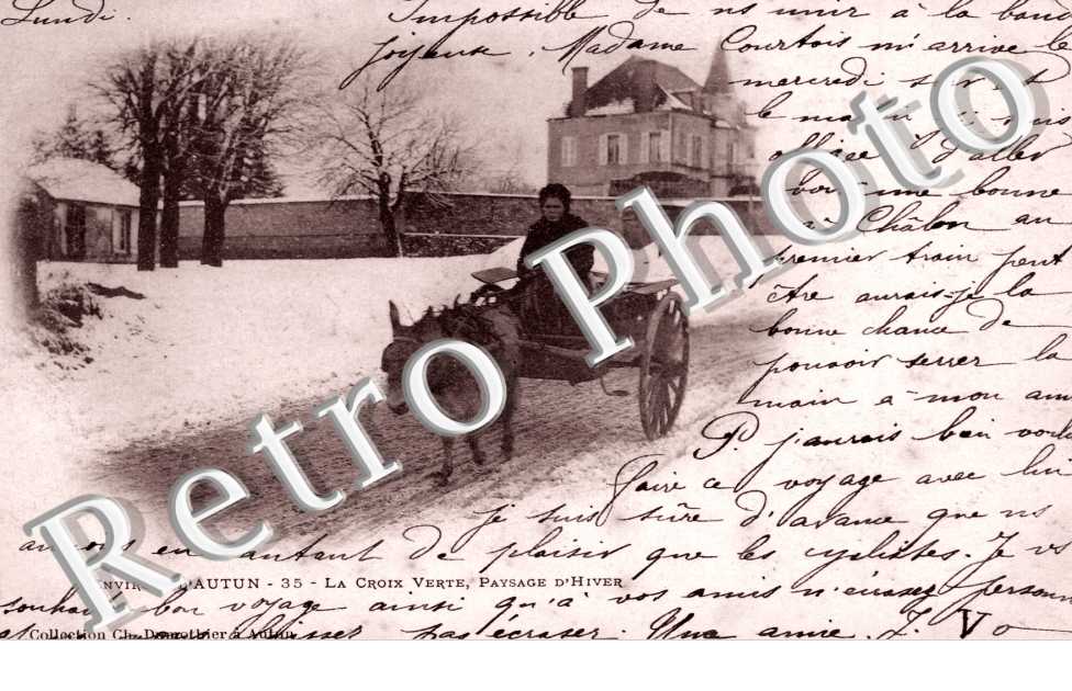 La Croix Verte en Hiver