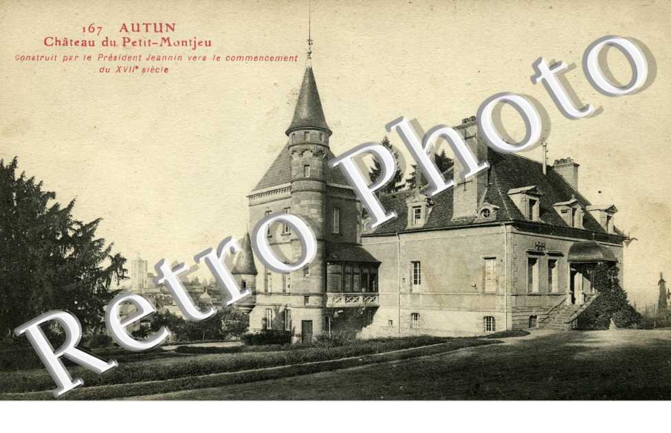 chateau du Petit-Montjeu construit par le president Jeannin vers le commencemnt du XVIIe siecle