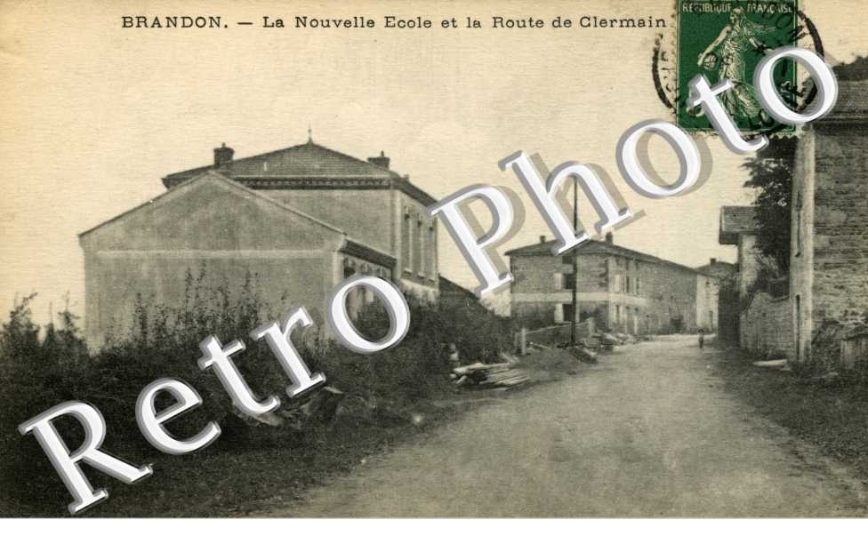 la nouvelle ecole et la route de Clermain
