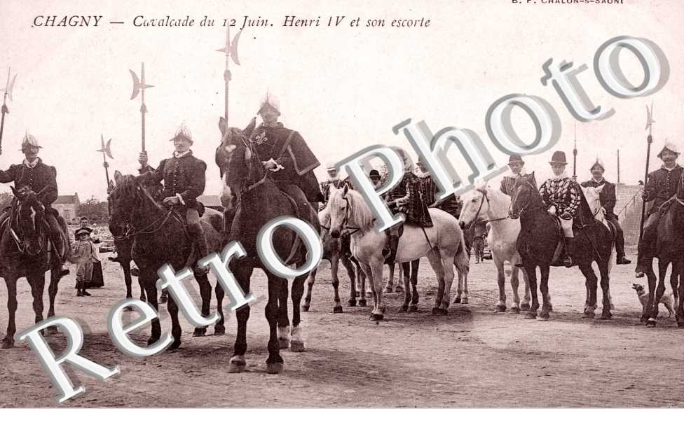 Cavalcade du 12 juin - Henri IV et son escorte