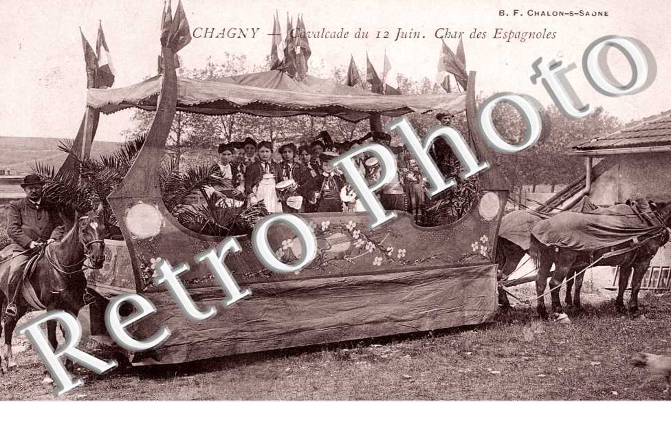 Cavalcade du 12 juin - Char des espagnoles