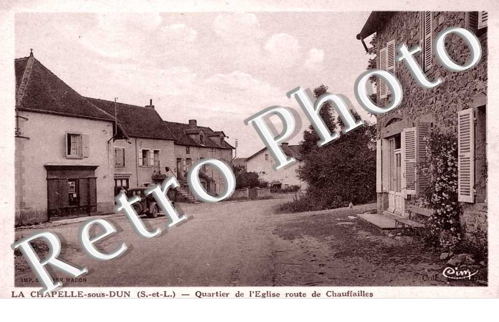 Quartier de l'eglise route de Chauffailles