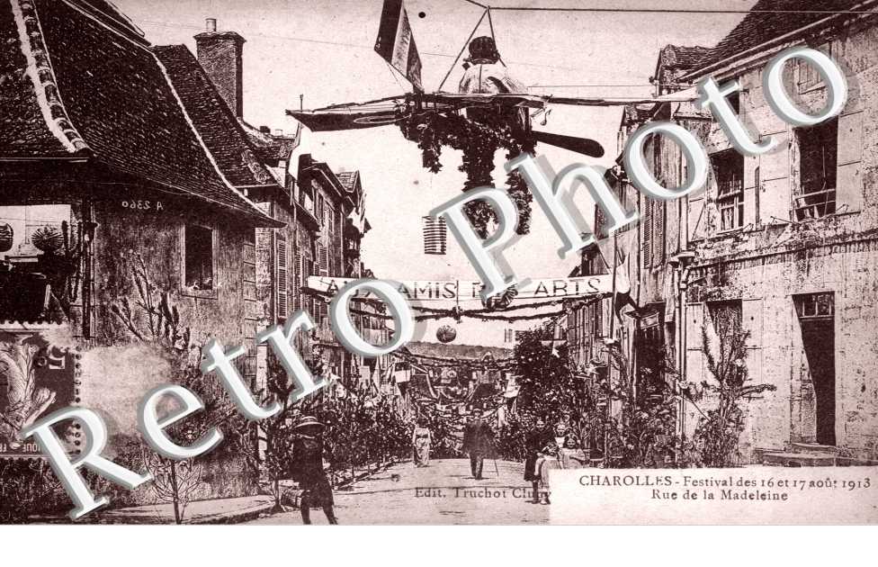 Rue de la madeleine Festival des 16 et 17 aout 1913